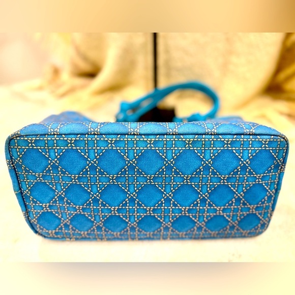 Christian Dior Cannage Print Cherie Tote - Picture 7 of 16